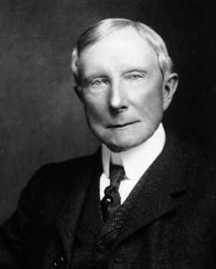 John D. Rockefeller, um dos ancestrais Senhores do Mundo. Acho que Jesus já se batia contra esta linhagem, em Seu tempo...
